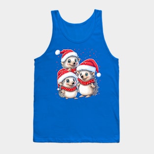 Funny Christmas for Hedgehog lovers Tank Top